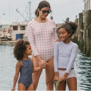 Minnow Women's Windowpane Rashguard One Piece